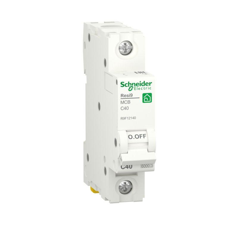 Автоматический выключатель Schneider Electric 1п C 40А Resi9 6000А  R9F12140