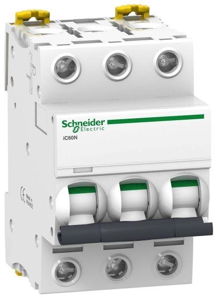 Автоматический выключатель Schneider Electric 3п B 10А 6кА iC60N Acti9  A9F78310