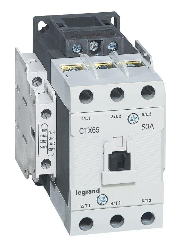 Контактор Legrand CTX-3 3P 50А 2НО 2HЗ ~380В 416148