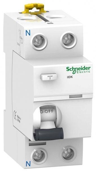 УЗО Schneider Electric 2п 40А 30мА тип AC iID K Acti9 A9R50240