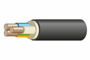 Кабель ВВГнг(А)-LS 3х6 круглый с заполнением ГОСТ Конкорд